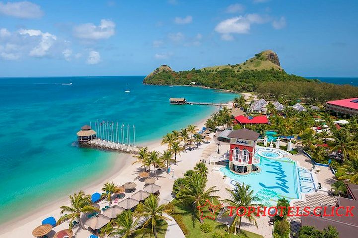 caribbean best luxury all inclusive resorts sandals grande st lucian st lucia