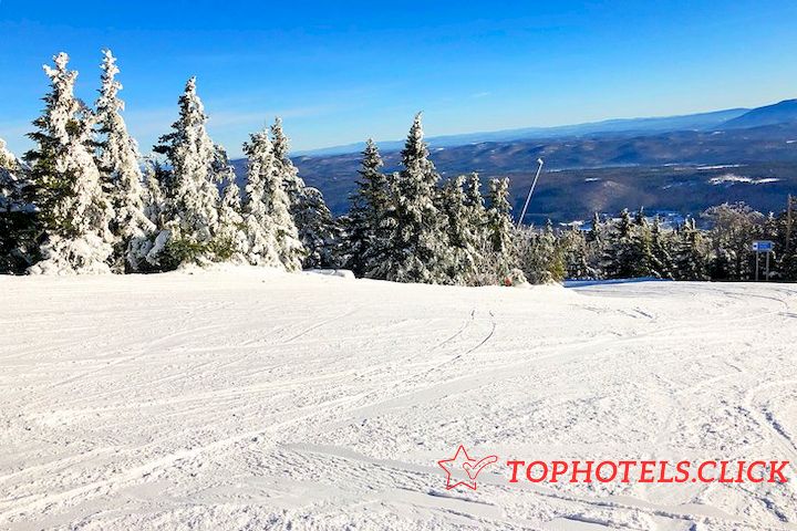 vermont top rated ski resorts 2023 okemo mountain resort view blue sky